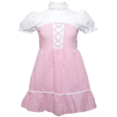 Dirndl (Rosa, Vit) från KappAhl Bomull, Polyester
