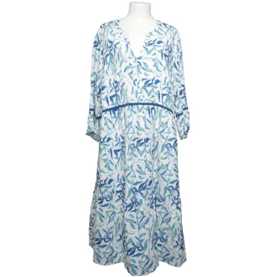 Robe (Blanc, Bleu, Vert) de Sheego Coton, Viscose