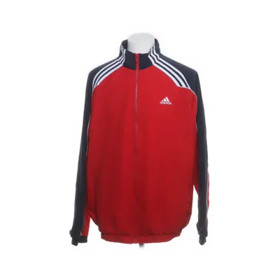 Træningsjakke (Rød, Blå) fra Adidas Bomuld, Polyester
