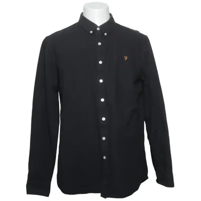 Buttondown-skjorta (Grå) från Farah Bomull