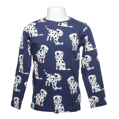 Långärmad t-shirt (Blå, Flerfärgad) från Bogi Bomull