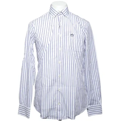 Chemise (Blanc, Bleu) de Claudio Campione Coton