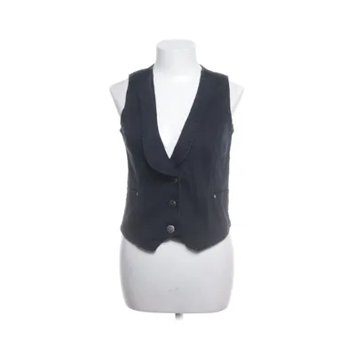 Denim vest (Black) from ElleNor Cotton, Elastane