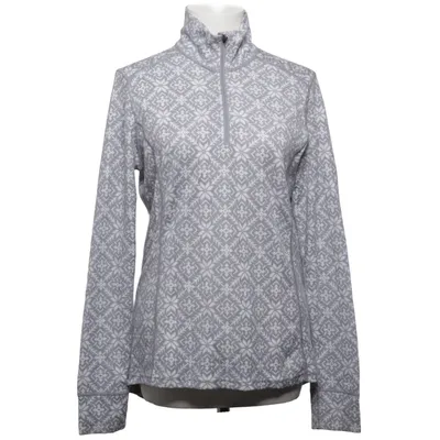 Base layer shirt (Gray, White) from Ullmax Merino wool, Polyester