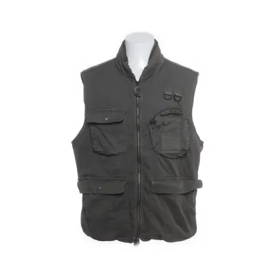 Denim vest (Green) Cotton, Elastane