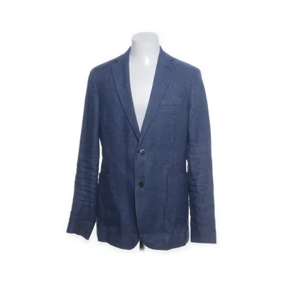 Blazer (Blue) from Oscar Jacobson Linen, Wool