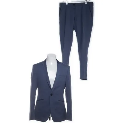 Suit (Blue) from Zara Man Elastane, Polyester, Viscose