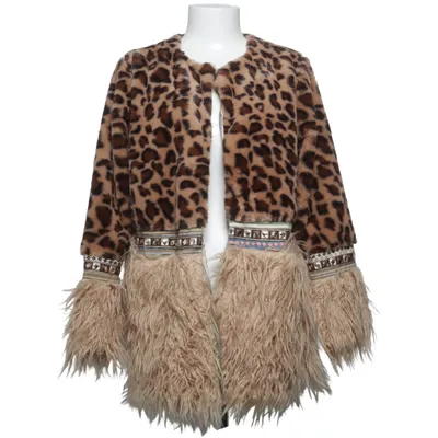 Jacket (Brown, Beige, Multicolored) from Love Forever Faux fur, Polyester