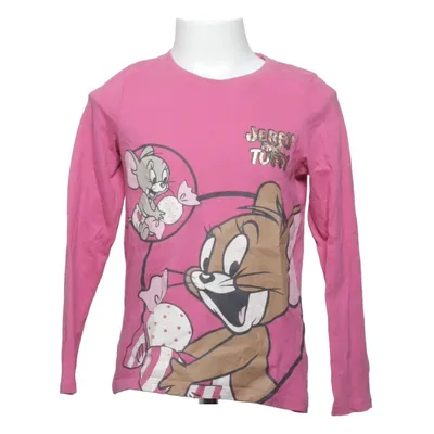 T-shirt à manches longues (Rose) de Tom and Jerry Coton