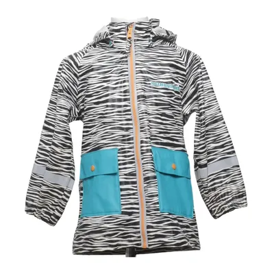 Regenjack (Zwart, Wit, Blauw) van Rainbusters Polyester