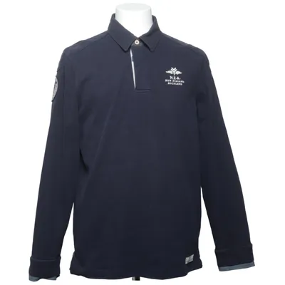 Rugbytröja (Blå) från New Zealand Auckland Bomull