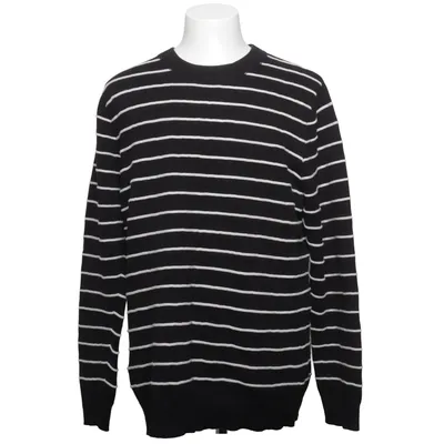 Trui (Zwart, Wit) van H&M Man Katoen, Wol