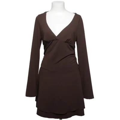 Dress (Brown) from Shein Elastane, Polyester