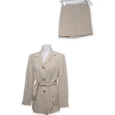Dräkt (Beige) från Mexx Women Acetat, Viskos, Ull