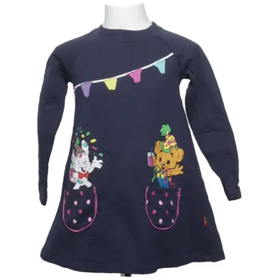 Klänning (Blå, Flerfärgad) från Bamse by Lindex Bomull