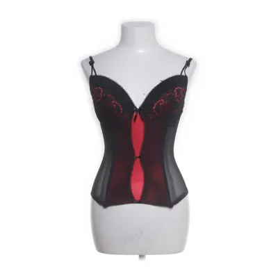 Korset (Zwart, Rood) van Censored Elastaan, Polyamide, Polyester