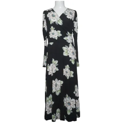 Maxikjole (Sort, Flerfarvet) fra Pure Female Elastan, Viscose