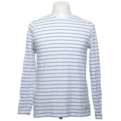 T-shirt à manches longues (Bleu, Blanc) de Armor Lux Coton