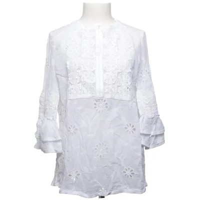 Blouse (Wit) van Seventy Katoen, Zijde