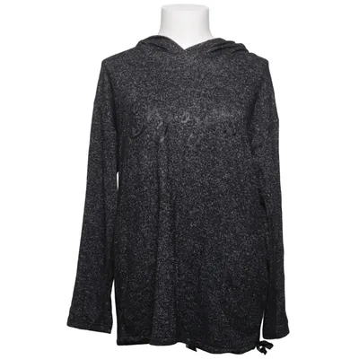 Huvtröja (Grå, Svart) från Ace Polyester, Viskos