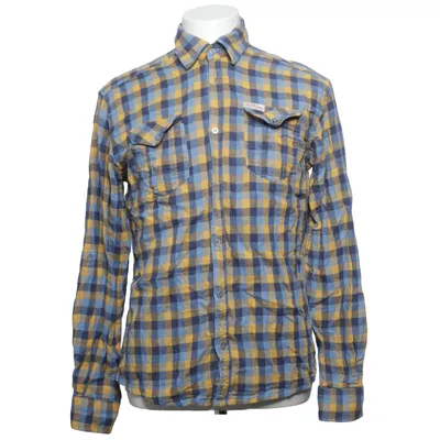 Flannel shirt (Blue, Yellow) from Shine Fashion Cotton