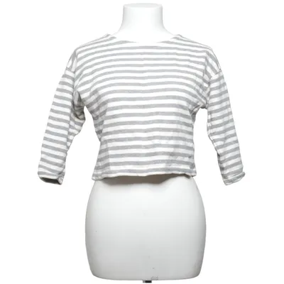T-shirt à manches longues (Gris, Blanc) de Forever 21 Coton