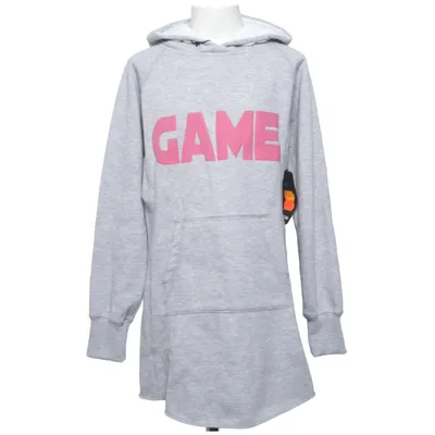 Hoodiekjole (Grå, Pink) fra Oxide Bomuld, Polyester