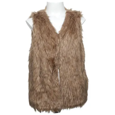 Ydervest (Brun) fra Zara Girls Outerwear Collection Akryl, Polyester