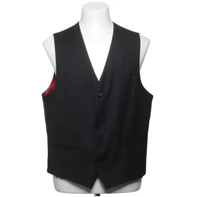 Jakkesætsvest (Sort) fra White Bros. Polyester, Viscose