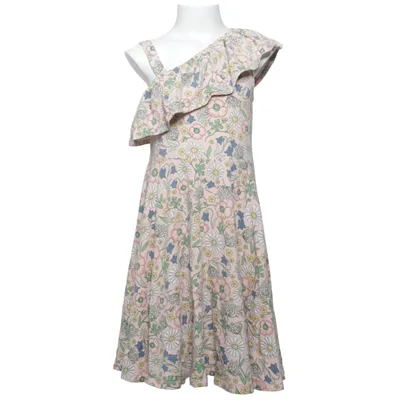 Dress (Pink, Multicolored) from Polarn O. Pyret Elastane, Organic cotton