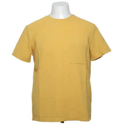 T-shirt (Yellow) from H&M Man Cotton, Elastane, Polyester