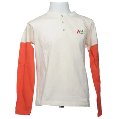 Henley shirt (Beige, Orange) from Mini Rodini Cotton