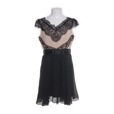 Dress (Beige, Black) from Elise Ryan Nylon, Polyester
