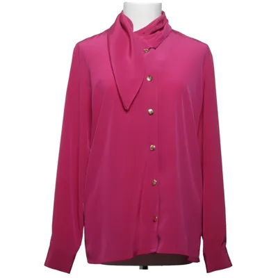 Sløjfebluse (Pink) fra Rositta Polyester