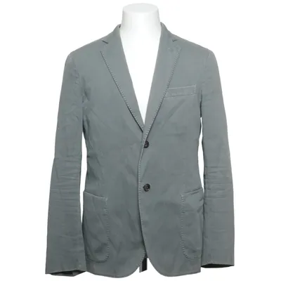 Blazer (Vert) de Boglioli Coton, Cupro, Élasthane