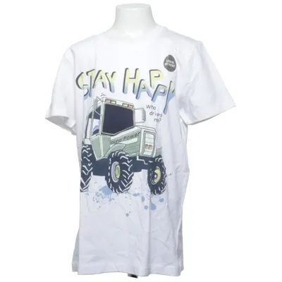 T-shirt (White, Multicolored) from Kids Cotton, Elastane