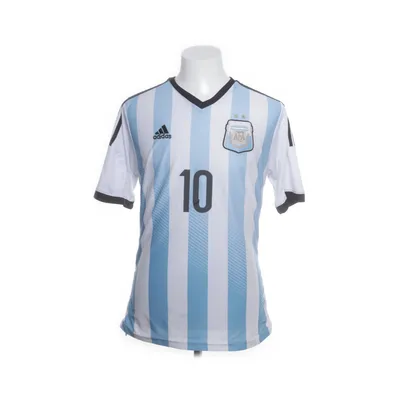 Fodboldtrøje (Hvid, Blå, Sort) fra Adidas Polyester