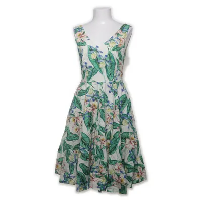 Klänning (Vit, Grön, Flerfärgad) från EDC Brand