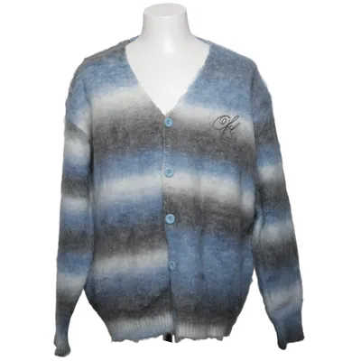Cardigan (Bleu, Gris, Blanc) de Boohoo Man Acrylique, Polyamide, Polyester, Laine