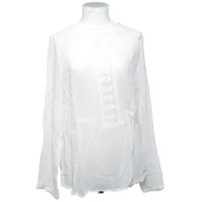 Bluse (Hvid) fra NÜ Denmark Bomuld, Polyamid, Viscose