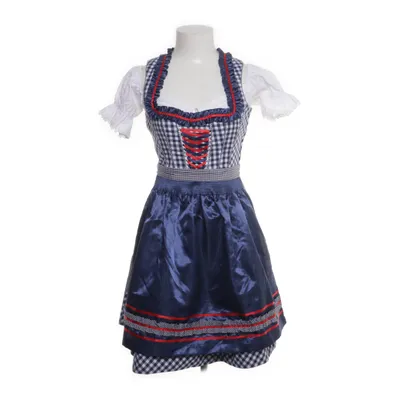 Dirndl (Blue, Multicolored) from Edel Heiss Polyester, Cotton