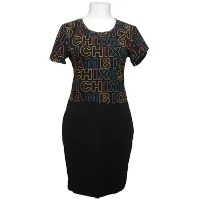 Dress (Black, Multicolored) from AmbitionFly Cotton, Elastane