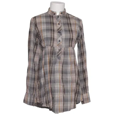 Skjortklänning (Grå, Flerfärgad) från Please Bomull