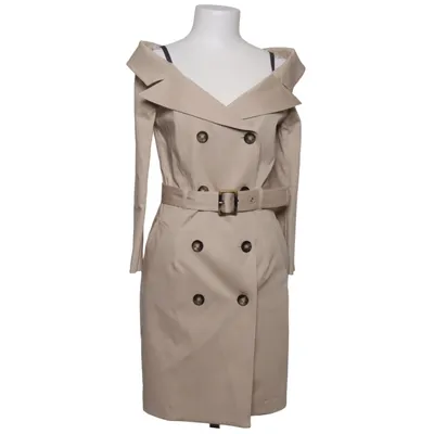 Kjole (Beige) fra Atos Lombardini Bomuld, Elastan, Polyester