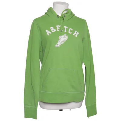 Huvtröja (Grön) från Abercrombie & Fitch Bomull, Polyester