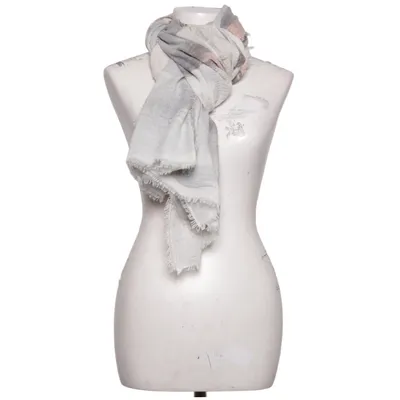 Halstørklæde (Grå, Hvid, Pink) fra Scarfs 4 You Polyester, Viscose