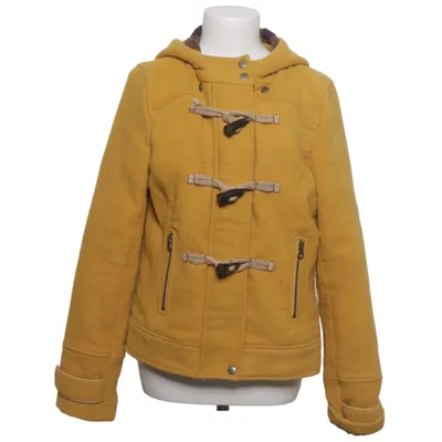 Dufflecoat (Gul) fra Hilfiger Denim Polyamid, Polyester, Uld