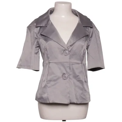 Blazer (Gris) de Lulumary Coton, Élasthane, Polyester
