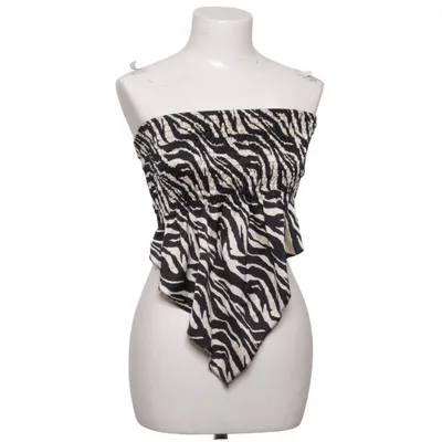 Tube top (Zwart, Wit) van LS Polyester