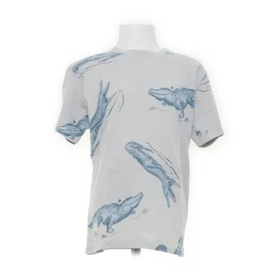 T-shirt (Grøn, Blå) fra Zara Bomuld